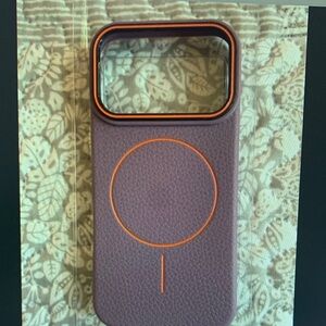 Apple Purple and Orange iPhone Case